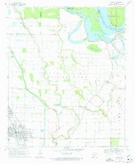 Dumas Arkansas Historical topographic map, 1:24000 scale, 7.5 X 7.5 Minute, Year 1969