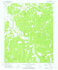Durham Arkansas Historical topographic map, 1:24000 scale, 7.5 X 7.5 Minute, Year 1973