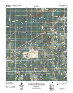 Eagle Mills Arkansas Historical topographic map, 1:24000 scale, 7.5 X 7.5 Minute, Year 2011