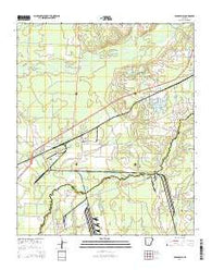 Eagle Mills Arkansas Current topographic map, 1:24000 scale, 7.5 X 7.5 Minute, Year 2014