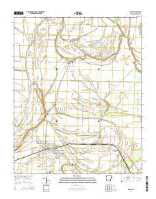 Earle Arkansas Current topographic map, 1:24000 scale, 7.5 X 7.5 Minute, Year 2014