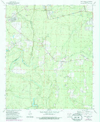 East Camden Arkansas Historical topographic map, 1:24000 scale, 7.5 X 7.5 Minute, Year 1973
