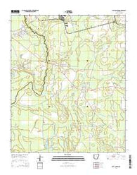 East Camden Arkansas Current topographic map, 1:24000 scale, 7.5 X 7.5 Minute, Year 2014