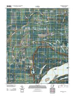 Edmondson Arkansas Historical topographic map, 1:24000 scale, 7.5 X 7.5 Minute, Year 2011