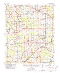 Edmondson Arkansas Historical topographic map, 1:62500 scale, 15 X 15 Minute, Year 1954