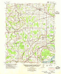 Edmondson Arkansas Historical topographic map, 1:62500 scale, 15 X 15 Minute, Year 1954