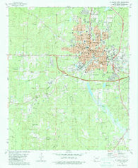 El Dorado West Arkansas Historical topographic map, 1:24000 scale, 7.5 X 7.5 Minute, Year 1981