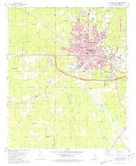 El Dorado West Arkansas Historical topographic map, 1:24000 scale, 7.5 X 7.5 Minute, Year 1981