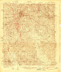 El Dorado Arkansas Historical topographic map, 1:48000 scale, 15 X 15 Minute, Year 1927