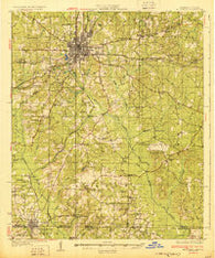 El Dorado Arkansas Historical topographic map, 1:62500 scale, 15 X 15 Minute, Year 1927