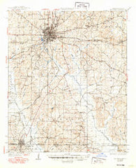 El Dorado Arkansas Historical topographic map, 1:62500 scale, 15 X 15 Minute, Year 1930