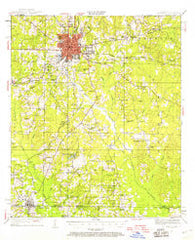 El Dorado Arkansas Historical topographic map, 1:62500 scale, 15 X 15 Minute, Year 1951