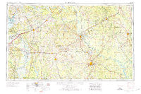 El Dorado Arkansas Historical topographic map, 1:250000 scale, 1 X 2 Degree, Year 1953