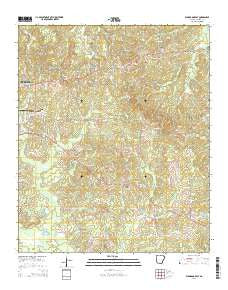 El Dorado East Arkansas Current topographic map, 1:24000 scale, 7.5 X 7.5 Minute, Year 2014