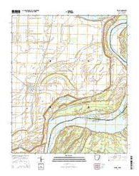 Elaine Arkansas Current topographic map, 1:24000 scale, 7.5 X 7.5 Minute, Year 2014