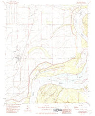 Elaine Arkansas Historical topographic map, 1:24000 scale, 7.5 X 7.5 Minute, Year 1982