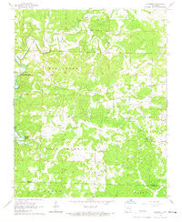 Elizabeth Arkansas Historical topographic map, 1:24000 scale, 7.5 X 7.5 Minute, Year 1966