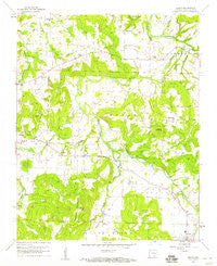 Elkins Arkansas Historical topographic map, 1:24000 scale, 7.5 X 7.5 Minute, Year 1958