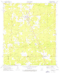 Emerson Arkansas Historical topographic map, 1:24000 scale, 7.5 X 7.5 Minute, Year 1971