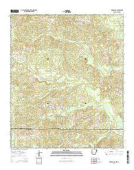 Emerson SE Arkansas Current topographic map, 1:24000 scale, 7.5 X 7.5 Minute, Year 2014