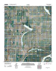 Eminence Arkansas Historical topographic map, 1:24000 scale, 7.5 X 7.5 Minute, Year 2011