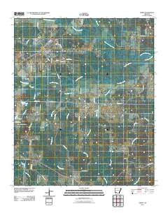 Emmet Arkansas Historical topographic map, 1:24000 scale, 7.5 X 7.5 Minute, Year 2011