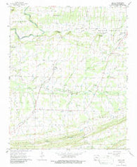 Enola Arkansas Historical topographic map, 1:24000 scale, 7.5 X 7.5 Minute, Year 1963
