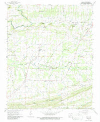 Enola Arkansas Historical topographic map, 1:24000 scale, 7.5 X 7.5 Minute, Year 1963
