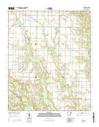 Ethel Arkansas Current topographic map, 1:24000 scale, 7.5 X 7.5 Minute, Year 2014