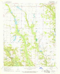 Ethel Arkansas Historical topographic map, 1:24000 scale, 7.5 X 7.5 Minute, Year 1967