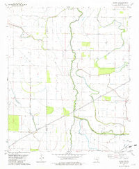 Eudora NW Arkansas Historical topographic map, 1:24000 scale, 7.5 X 7.5 Minute, Year 1981