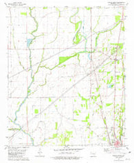 Eudora North Arkansas Historical topographic map, 1:24000 scale, 7.5 X 7.5 Minute, Year 1981