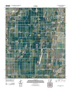 Eudora South Arkansas Historical topographic map, 1:24000 scale, 7.5 X 7.5 Minute, Year 2011
