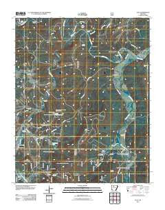 Eula Arkansas Historical topographic map, 1:24000 scale, 7.5 X 7.5 Minute, Year 2011