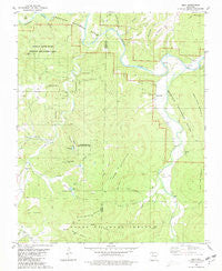 Eula Arkansas Historical topographic map, 1:24000 scale, 7.5 X 7.5 Minute, Year 1980