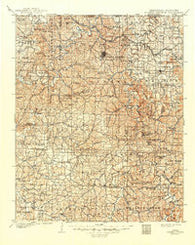 Eureka Springs Arkansas Historical topographic map, 1:125000 scale, 30 X 30 Minute, Year 1901
