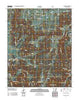 Evansville Arkansas Historical topographic map, 1:24000 scale, 7.5 X 7.5 Minute, Year 2011