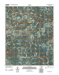 Evening Shade Arkansas Historical topographic map, 1:24000 scale, 7.5 X 7.5 Minute, Year 2011