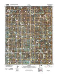 Everton Arkansas Historical topographic map, 1:24000 scale, 7.5 X 7.5 Minute, Year 2011
