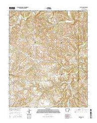Everton Arkansas Current topographic map, 1:24000 scale, 7.5 X 7.5 Minute, Year 2014