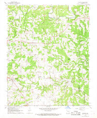 Everton Arkansas Historical topographic map, 1:24000 scale, 7.5 X 7.5 Minute, Year 1967