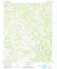 Everton Arkansas Historical topographic map, 1:24000 scale, 7.5 X 7.5 Minute, Year 1967