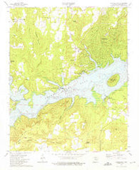 Fairfield Bay Arkansas Historical topographic map, 1:24000 scale, 7.5 X 7.5 Minute, Year 1973