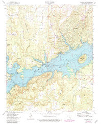 Fairfield Bay Arkansas Historical topographic map, 1:24000 scale, 7.5 X 7.5 Minute, Year 1973