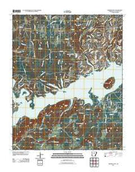 Fairfield Bay Arkansas Historical topographic map, 1:24000 scale, 7.5 X 7.5 Minute, Year 2011