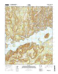 Fairfield Bay Arkansas Current topographic map, 1:24000 scale, 7.5 X 7.5 Minute, Year 2014