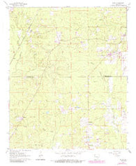 Faith Arkansas Historical topographic map, 1:24000 scale, 7.5 X 7.5 Minute, Year 1962