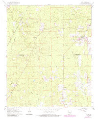 Faith Arkansas Historical topographic map, 1:24000 scale, 7.5 X 7.5 Minute, Year 1962