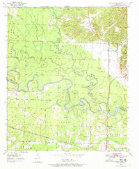 Falls Chapel Arkansas Historical topographic map, 1:24000 scale, 7.5 X 7.5 Minute, Year 1950