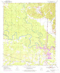 Falls Chapel Arkansas Historical topographic map, 1:24000 scale, 7.5 X 7.5 Minute, Year 1950